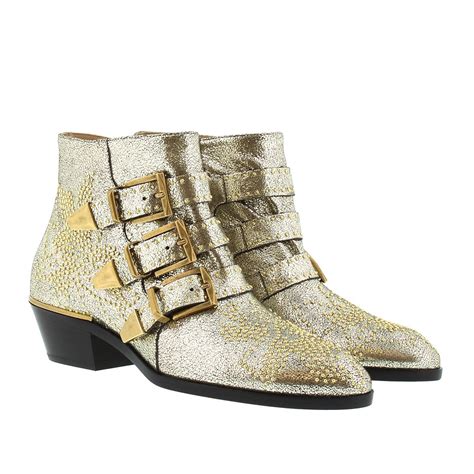 chloe susanna boots grey glitter|susanna short boots.